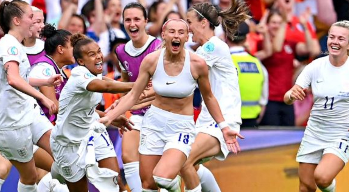 Chloe Kelly, autora del agónico gol inglés y efusivo festejo por la final de la Euro Femenina