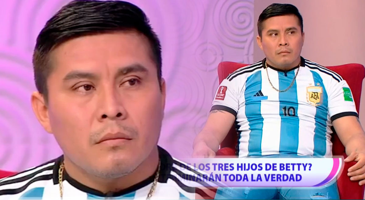 Messi peruano aparece en programa de Andrea para saber si es padre de tres niños