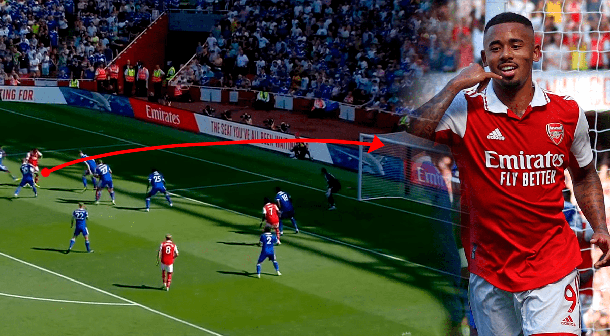 Arsenal vs. Leicester: Gabriel Jesús y el golazo que anotó en la Premier League 