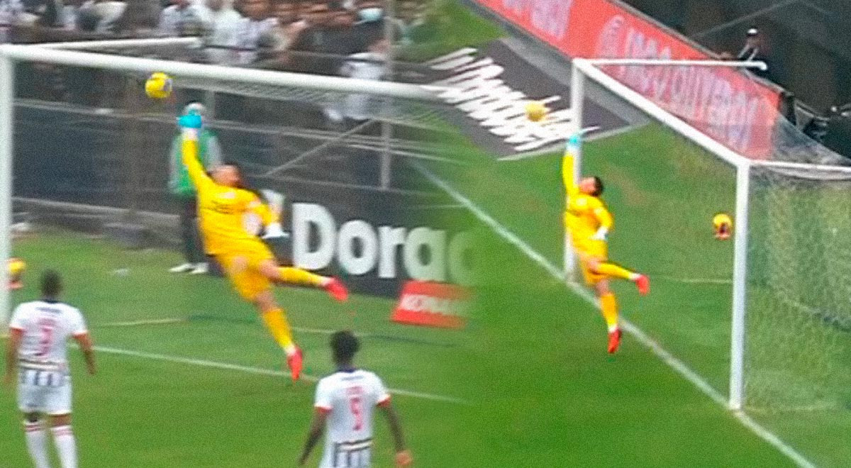 Alianza Lima vs Sport Huancayo: Saravia y su icónica tapada para mantener el cero en su arco