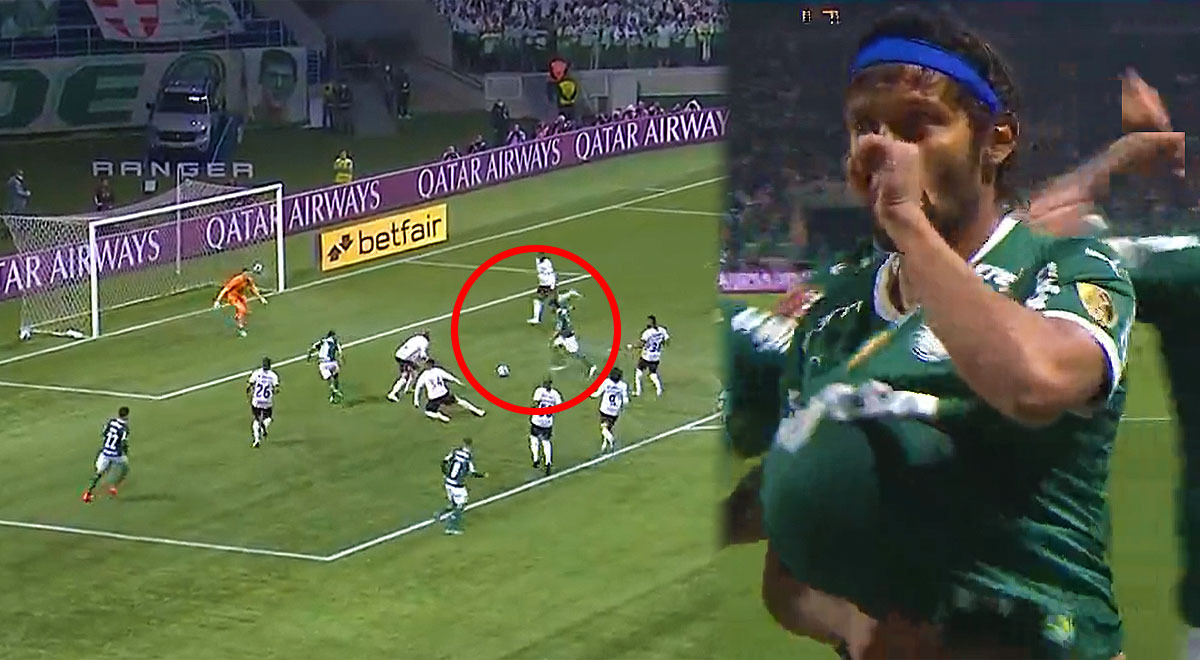 Palmeiras caught Paranaense off guard with a powerful shot from Gustavo Scarpa.