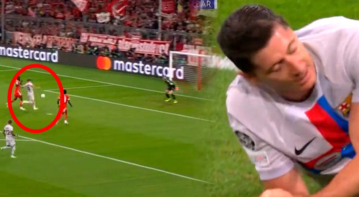 ¡Increíble! Lewandowski falló una ocasión clara de gol frente al arco de Bayern Múnich