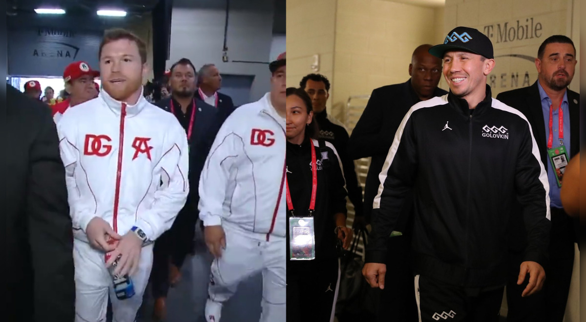 Canelo and Golovkin unleash madness at the T-Mobile Arena with their arrival.