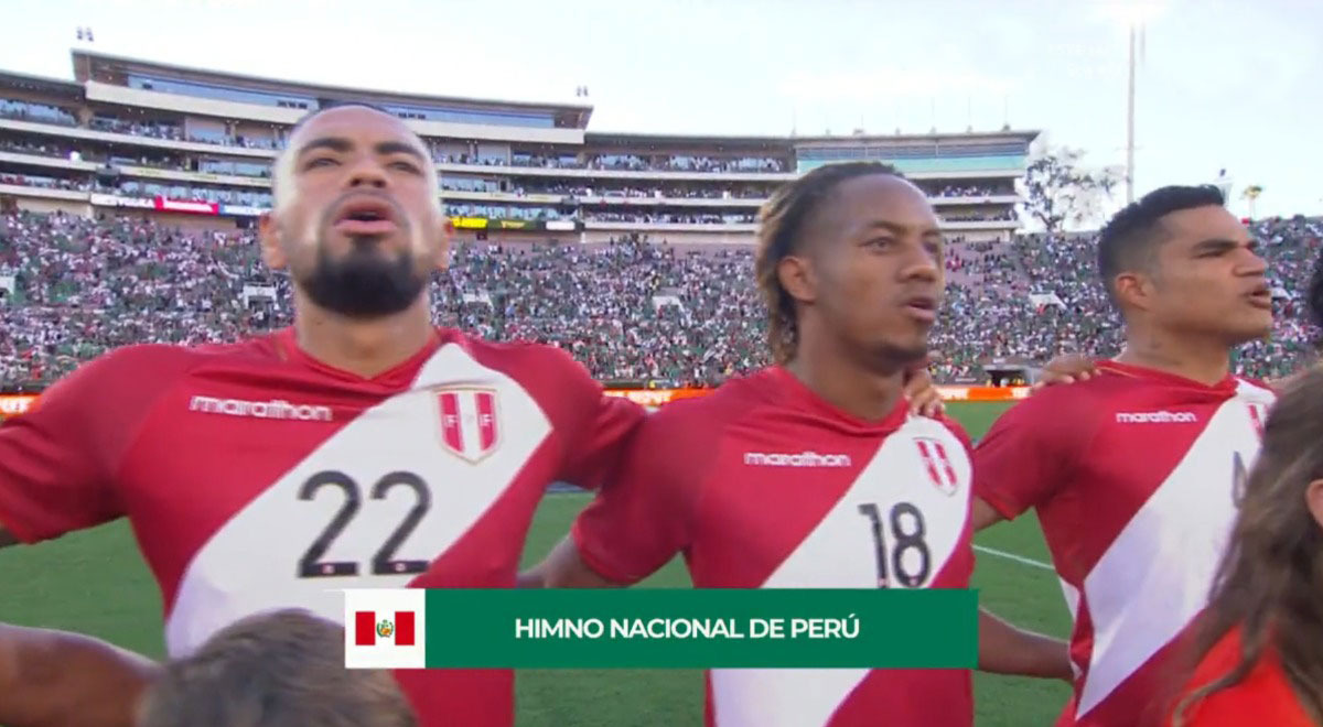 Out loud! That's how the National Anthem of Peru was sung in the first game of the Reynoso era.