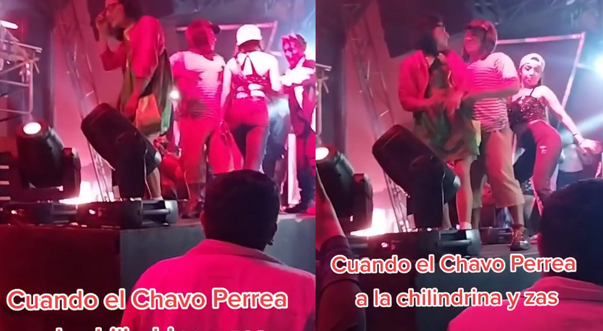 Chilindrina Huachana Deja Bailando Solo Al Chavo Del Troncho Tras