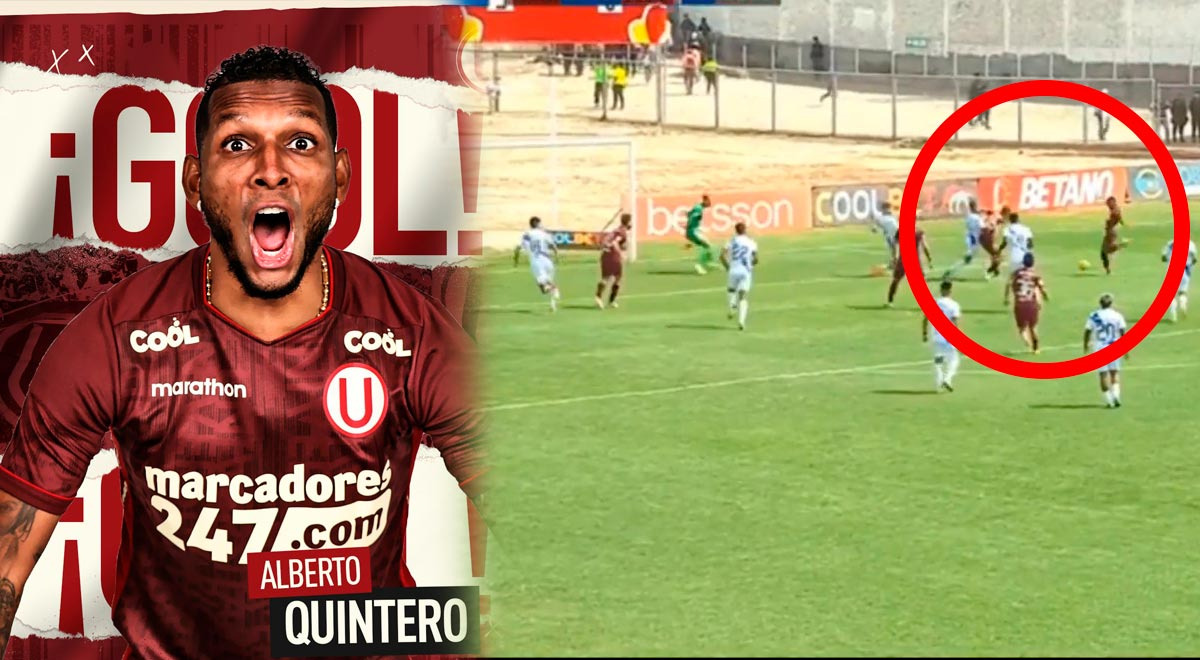 Alberto Quintero y el gol del descuento para Universitario ante Alianza Atlético