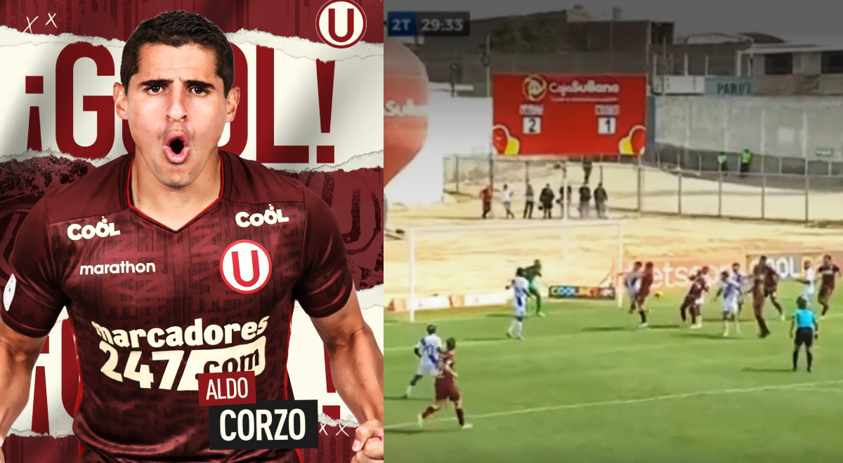 El potente cabezazo de Aldo Corzo para batir a Penny y colocar el 2-2 ante Alianza Atlético