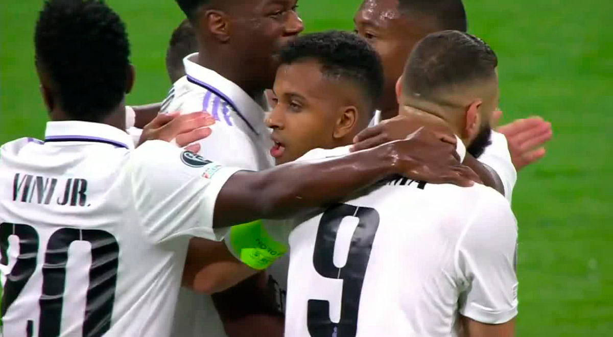 Sensacional gol de Rodrygo para el 1-0 de Real Madrid ante Shakhtar 