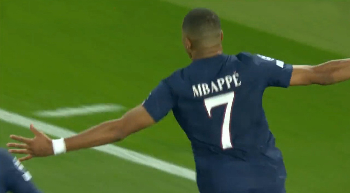 Revive el gol de Kylian Mbappé durante el PSG vs. Benfica por Champions League 