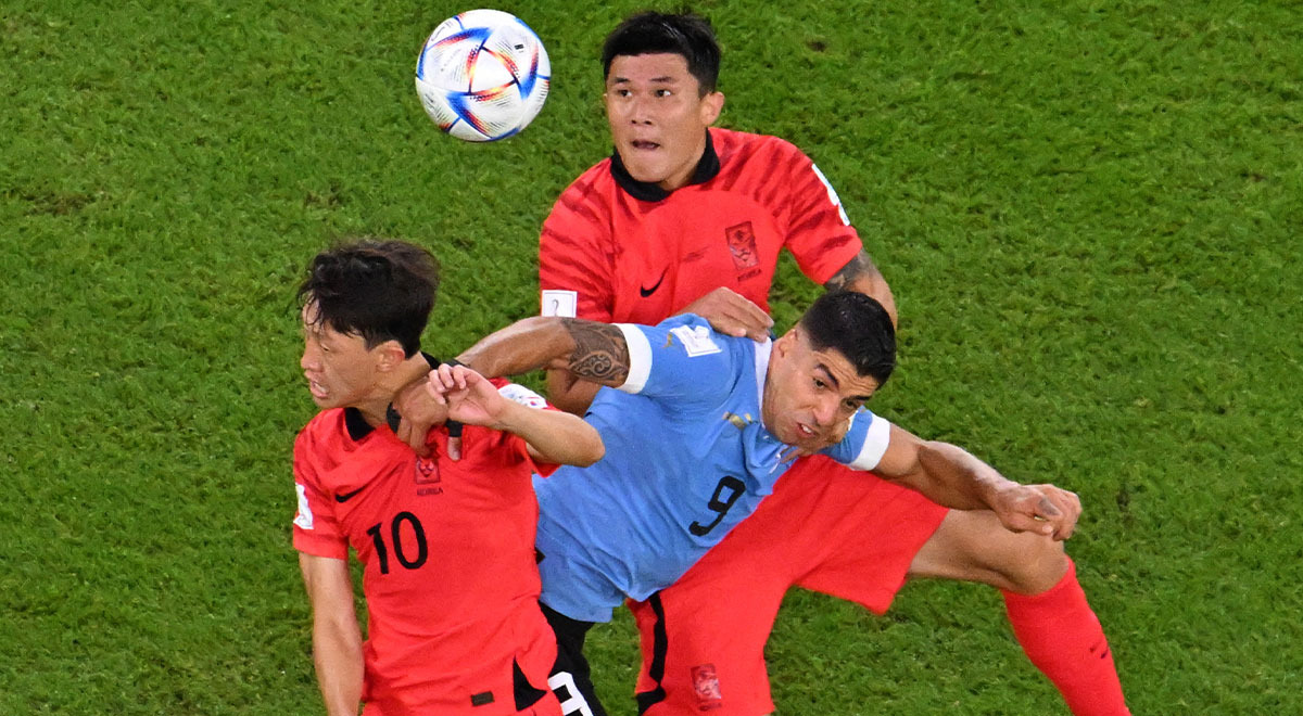 Uruguay igualó 0-0 ante Corea del Sur en su primer partido en el Mundial Qatar 202