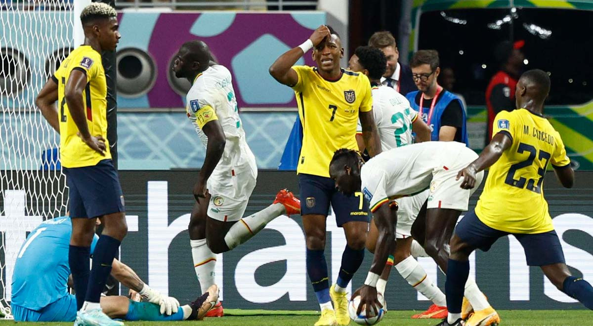 What was the result of Ecuador vs. Senegal in the 2022 Qatar World Cup?
