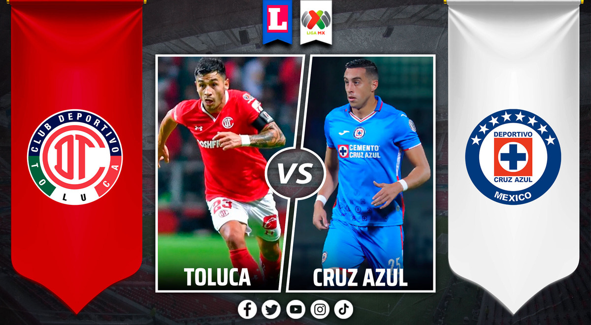 Ver Toluca vs. Cruz Azul EN VIVO GRATIS por fecha 6 de Liga MX
