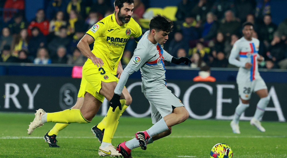 Villarreal cayó por un gol ante Barcelona en la fecha 21 de LaLiga