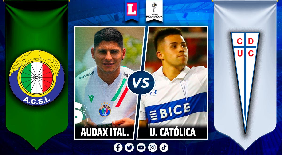 Audax Italiano vs. U. Católica EN VIVO: a qué hora y dónde ver Copa Sudamericana