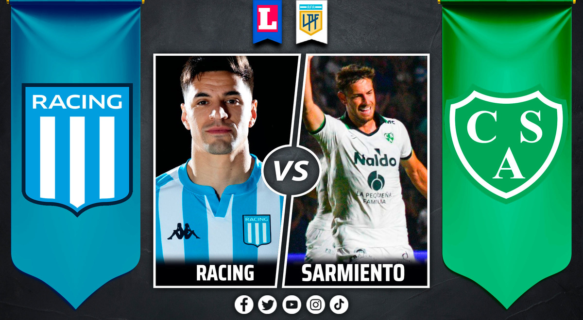 Ver partido Racing vs. Sarmiento EN VIVO ONLINE GRATIS por TNT Sports