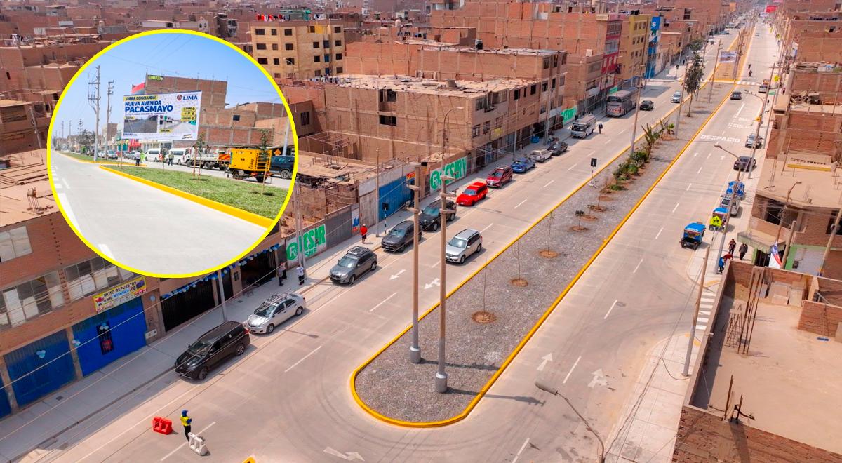 Importante obra de 3.5 km en Lima Norte se inauguró: vecinos tienen nuevos paraderos, veredas y señalización