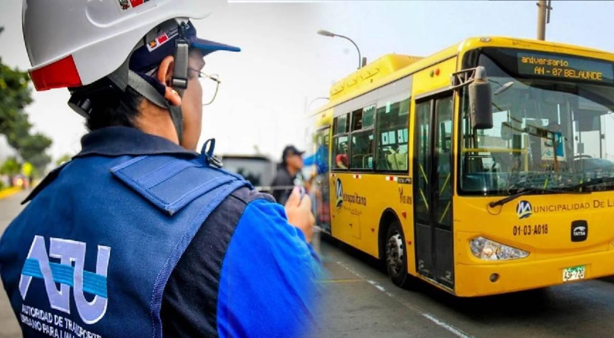 ATU suspendió el servicio del alimentador del Metropolitano y anunció desvíos de corredores por paro de transportistas
