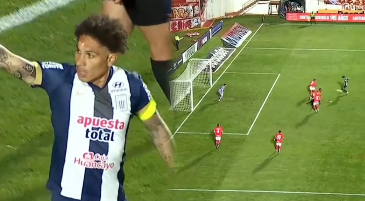 Paolo Guerrero anotó el descuento para Alianza Lima tras buena jugada de Eryc Castillo