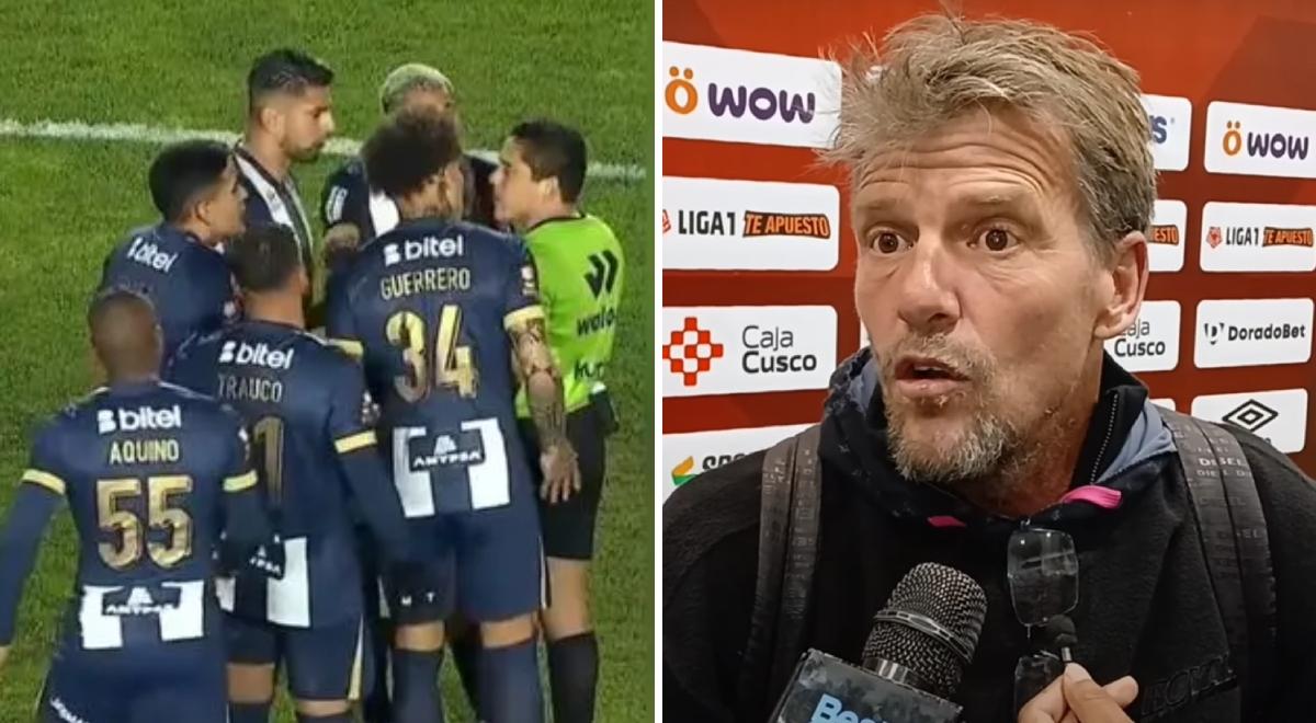 Carlos Desio, DT de Cienciano, habló sobre polémico gol ante Alianza Lima: 