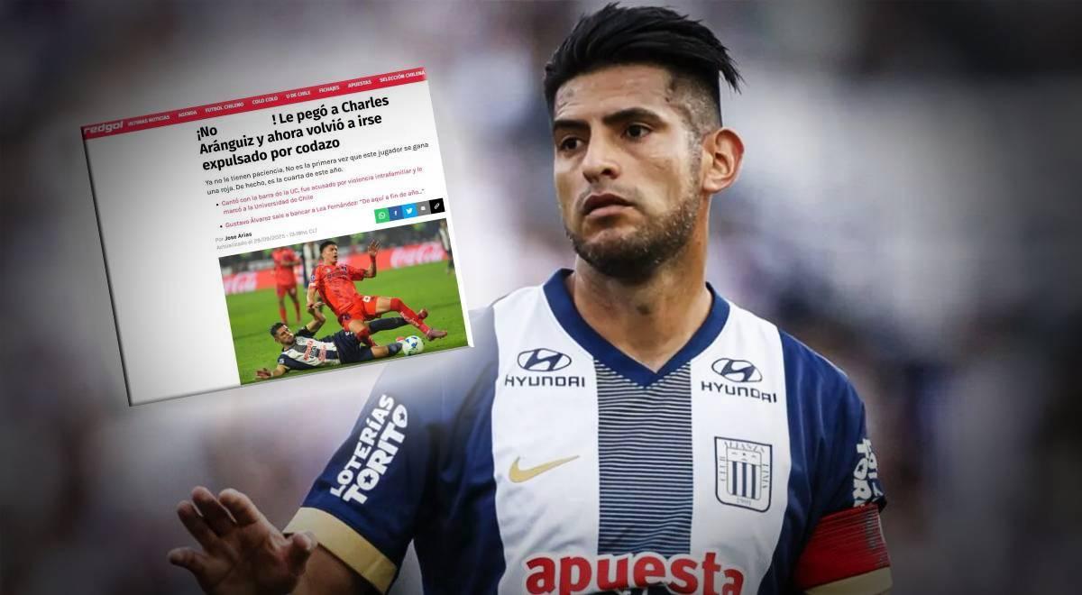 Prensa chilena dio rotundo calificativo a Carlos Zambrano tras nueva expulsión con Alianza: 