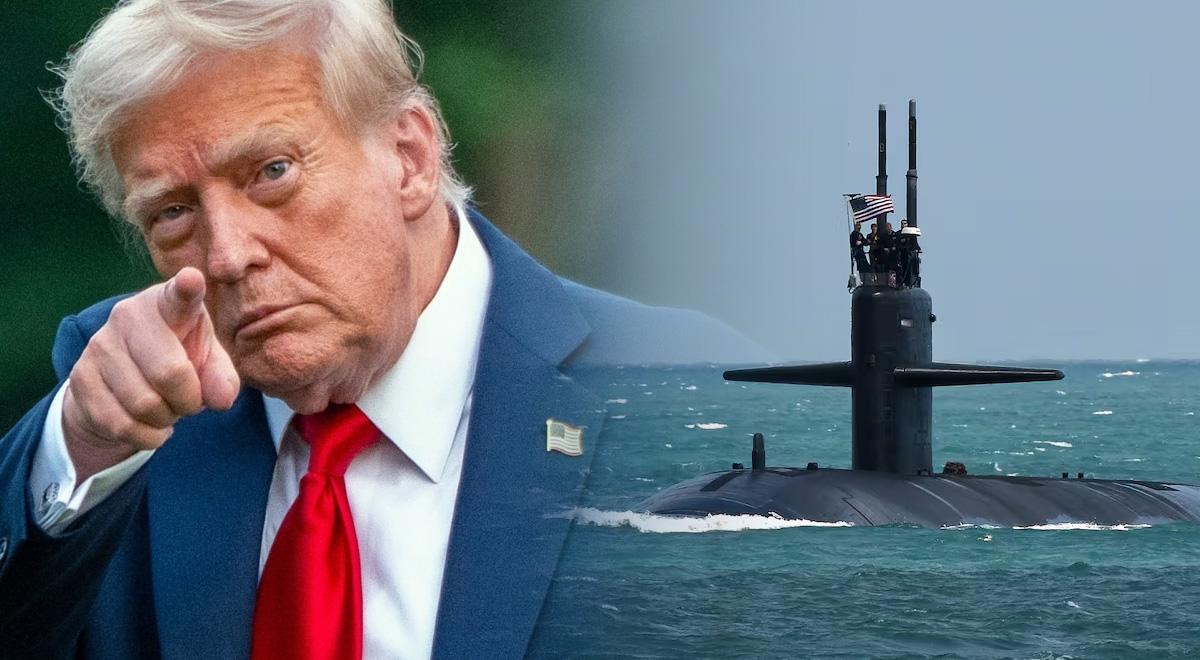 ¡Atención! Trump envía submarinos nucleares a Rusia y advierte: 