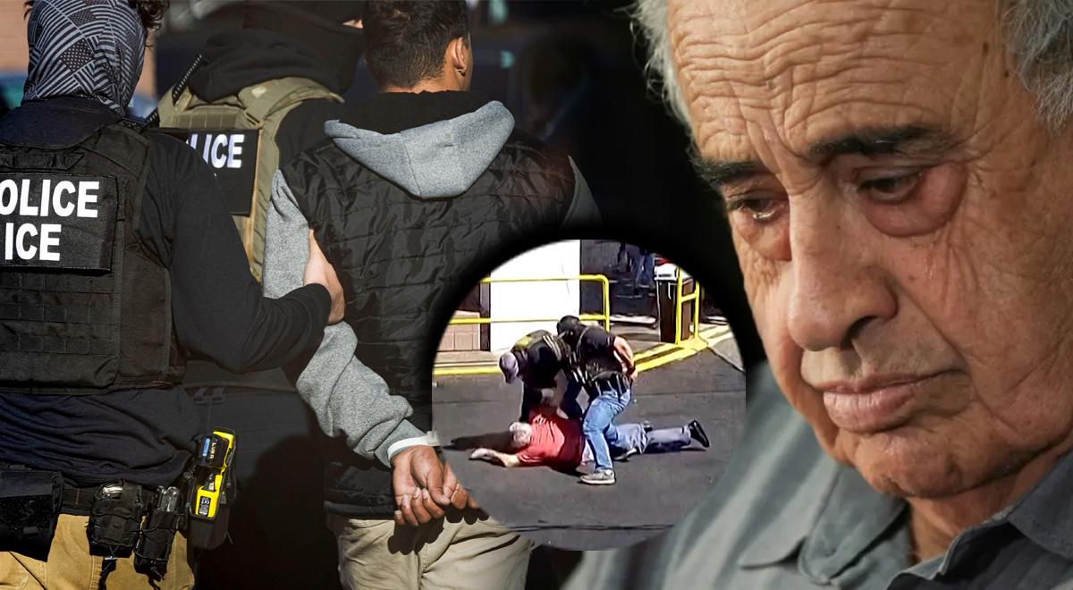 Acabó hospitalizado tras redada del ICE: adulto mayor estadounidense fue brutalmente detenido y ahora clama justicia