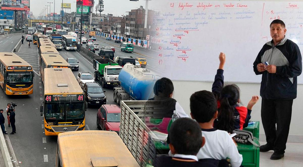 ¿Se suspenderán las clases este 2 de octubre por el paro de transportistas? Conoce qué dice el Minedu