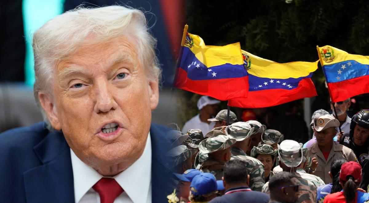 Trump apunta contra Venezuela: 