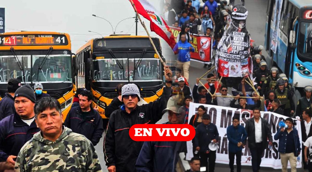 Paro de transportistas HOY, jueves 2 de octubre, EN VIVO: últimas noticias sobre protesta en Lima Norte y Sur