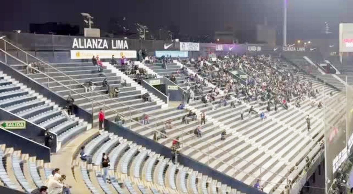 Alianza Lima vs Atlético Grau: Así luce Matute a poco de empezar el partido 