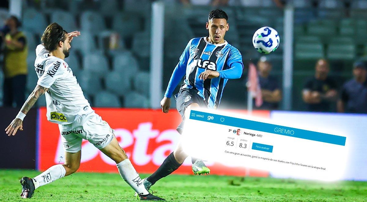 Prensa brasileña da firme calificativo a Erick Noriega tras empate de Gremio ante Santos: 