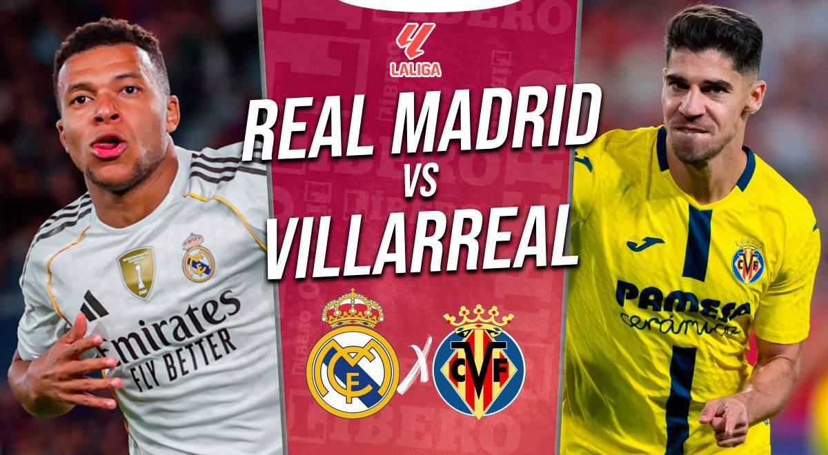 Real Madrid vs Villarreal EN VIVO por LaLiga: horario, pronóstico y dónde ver