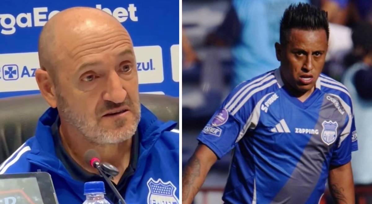 ¿No sigue? DT de Emelec impactó tras revelar por qué Christian Cueva no jugó ante Cuenca: 