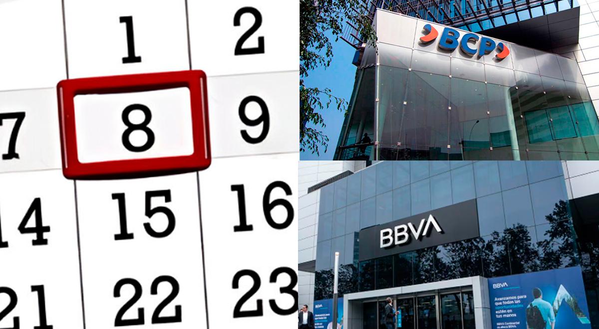 Feriado del 8 de octubre: ¿BCP, Interbank, BBVA y otros bancos atenderán? Conoce los horarios