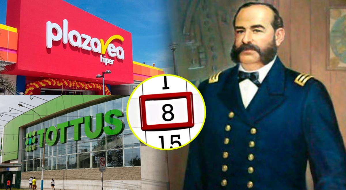 Horario de atención de supermercados en feriado del 8 de octubre: Tottus, Metro, Plaza Vea y más