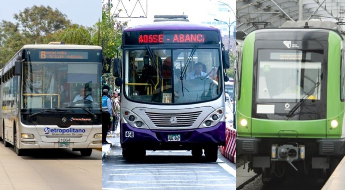 Horarios del Metropolitano, Corredores y Línea 1 y 2 del Metro por feriado del miércoles 8 de octubre