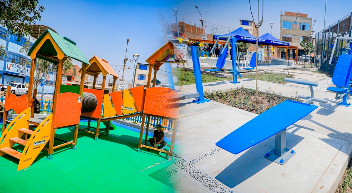 Puente Piedra tiene nuevo espacio recreativo: cuenta con circuito deportivo, gimnasio y grass americano