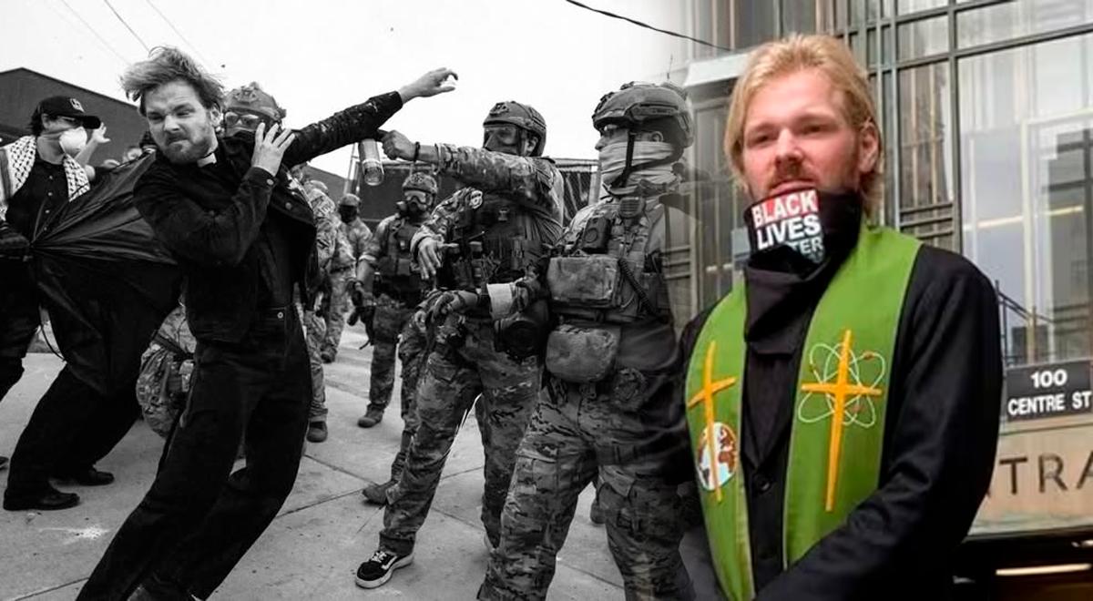 Indignación en Chicago: se filtra video de pastor atacado con gas pimienta por agentes del ICE