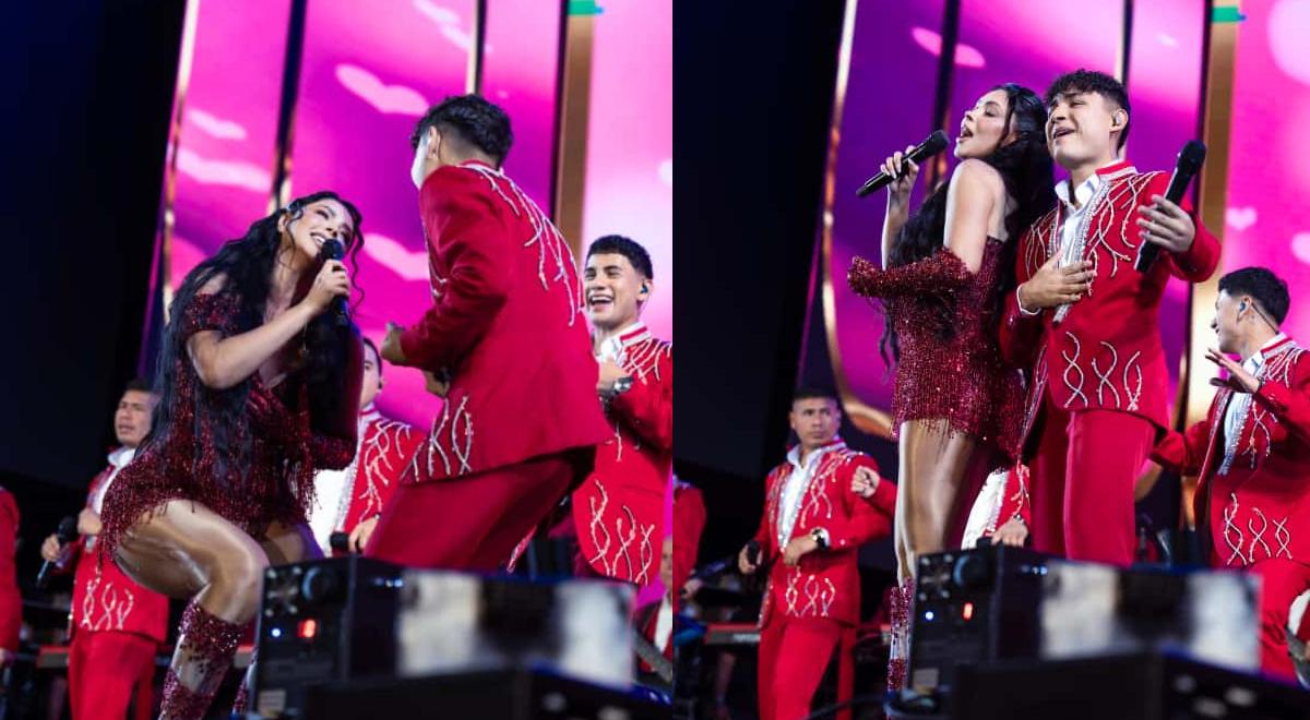 Pamela Franco brilló en la celebración de Los Caribeños de Guadalupe: así fue su presentación