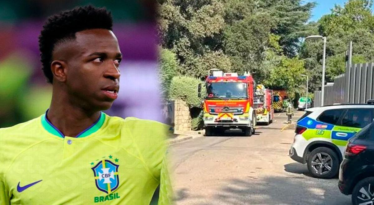 Casa de Vinicius Jr. se incendia en España mientras el jugador de Real Madrid concentra con Brasil