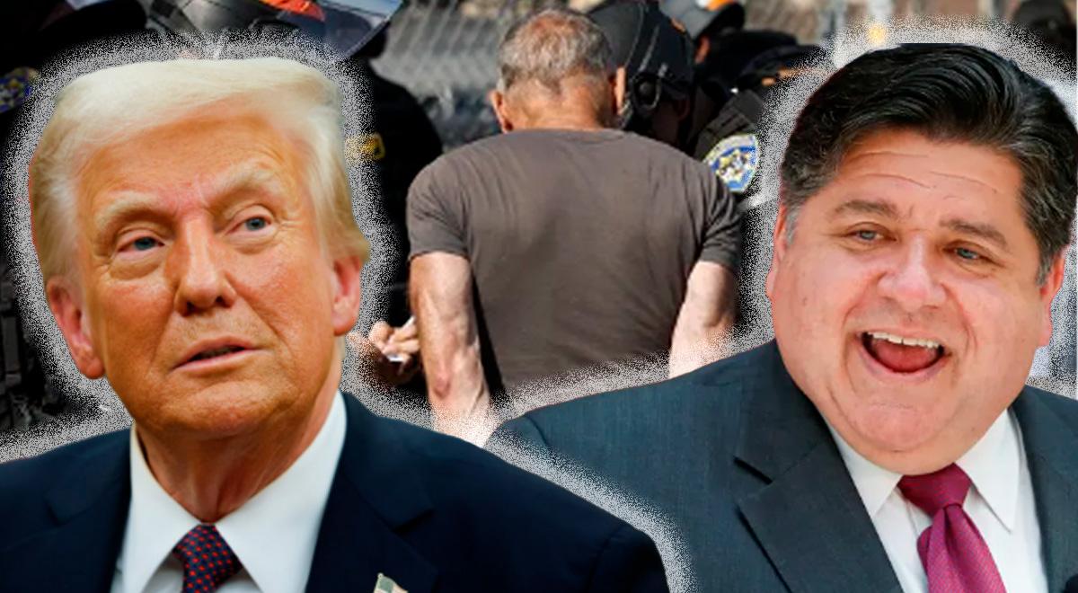 La PEOR noticia para el gobernador de Illinois: Trump exige que sea arrestado por no respaldar las redadas