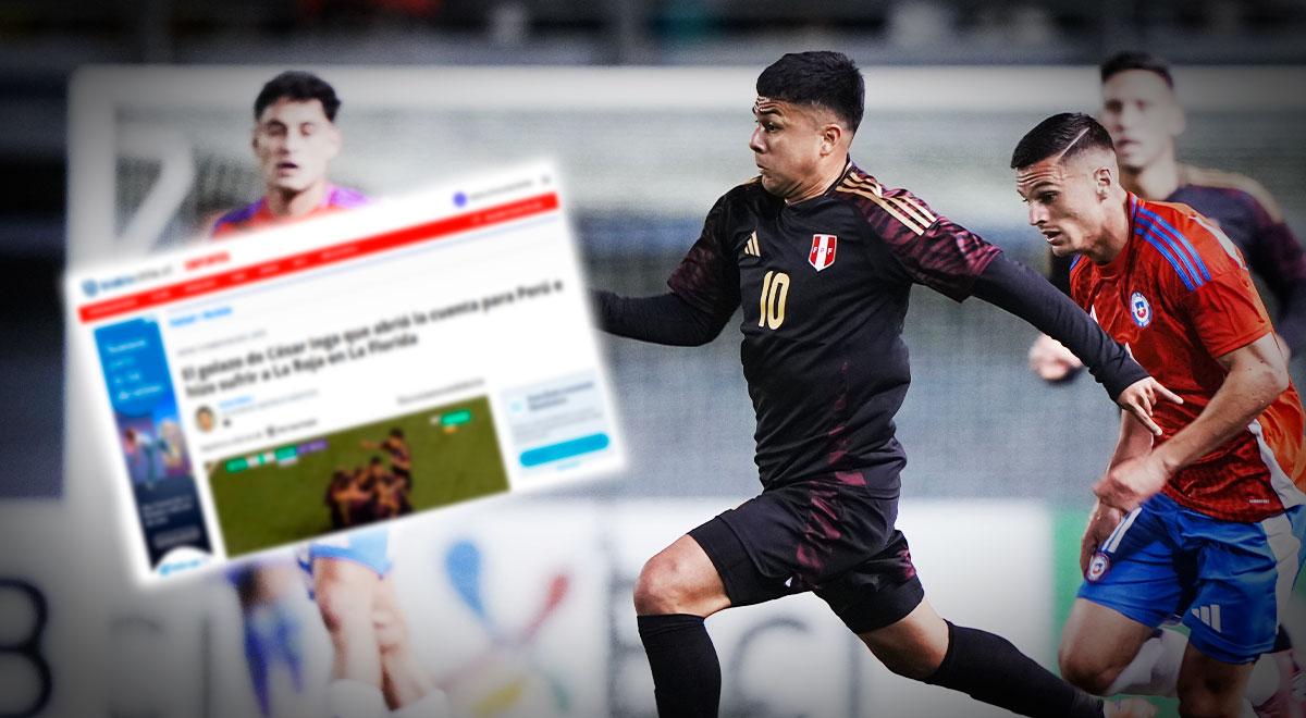 Prensa chilena quedó encandilada con figura de la selección peruana pese a derrota: 