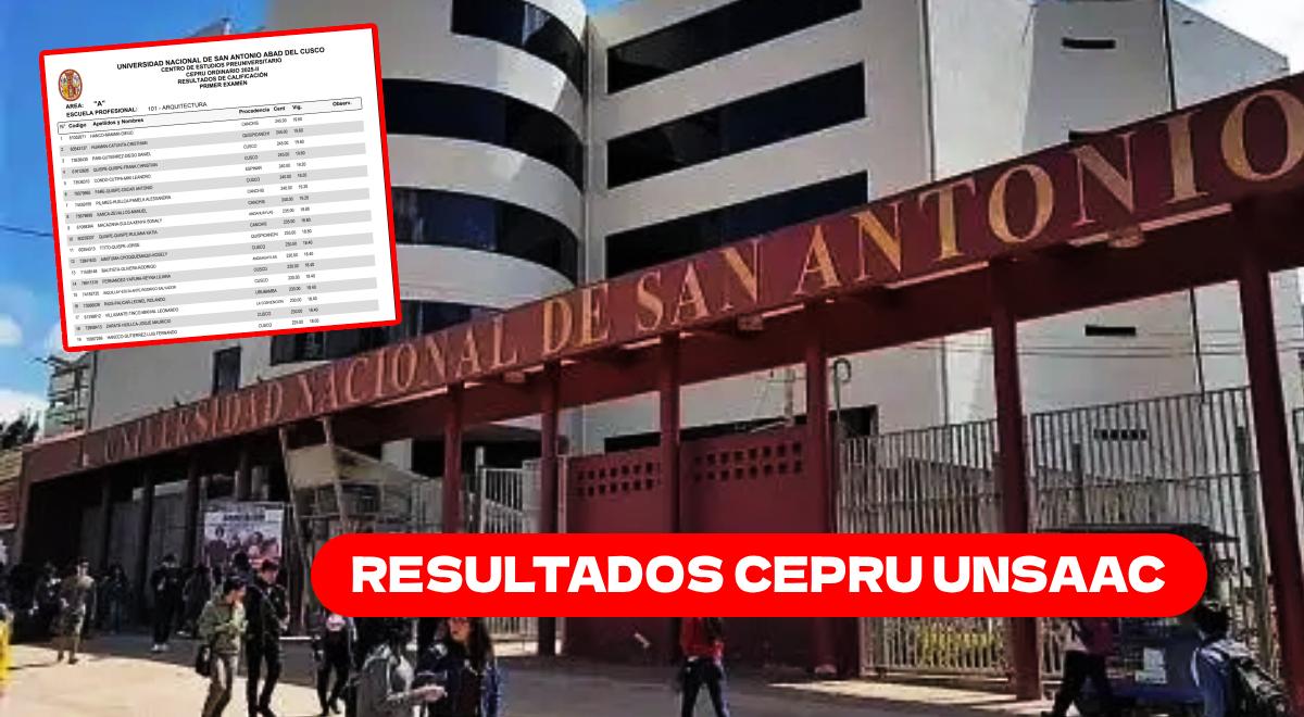 Resultados CEPRU UNSAAC 2025- II: Revisa la lista de ingresantes y puntaje del examen ciclo ordinario