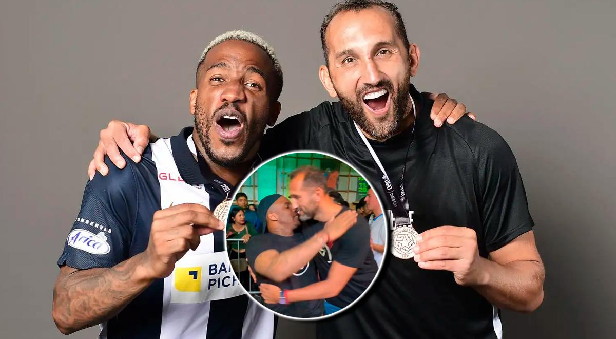 Jefferson Farfán se reencontró con Hernán Barcos y tuvieron emotiva reacción 