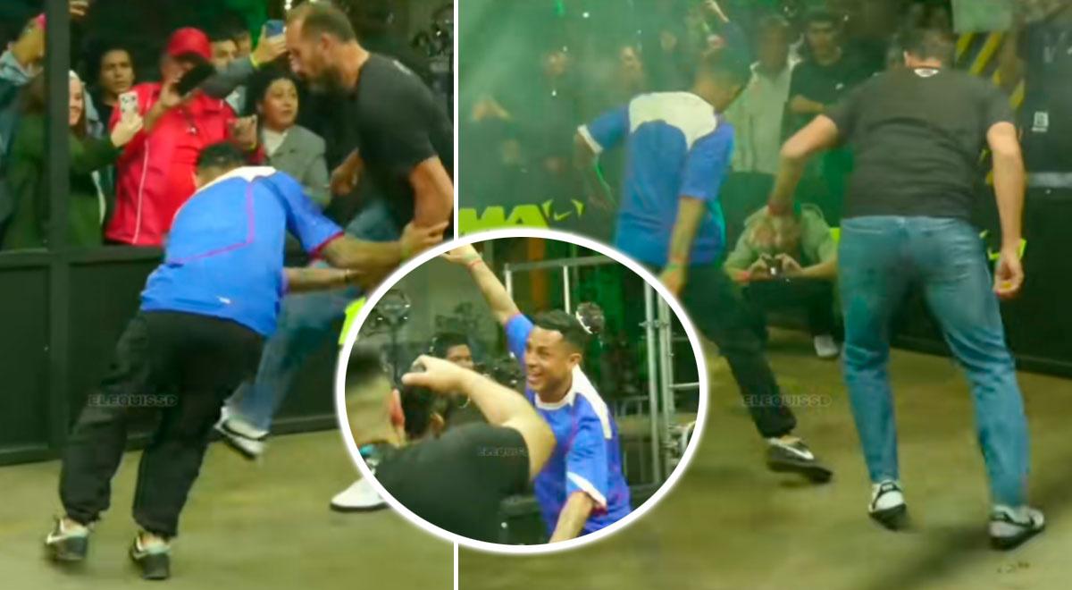 ¡Lo dejó atrás! Yotún y la humillante jugada a Hernán Barcos que terminó en gol durante evento 