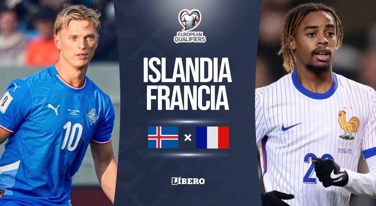 Francia vs Islandia EN VIVO por Eliminatorias europeas 2026: hora, dónde ver y pronóstico