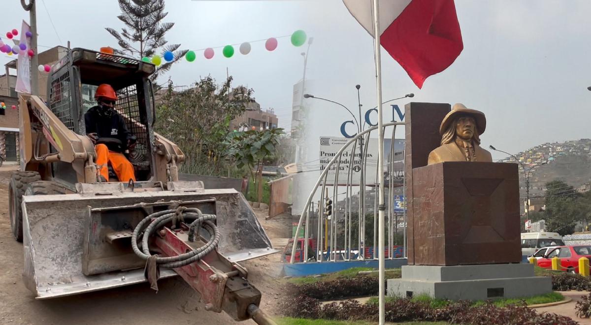 Vecinos de Comas reciben una excelente noticia: modernas pistas y veredas para más de de 2 mil ciudadanos