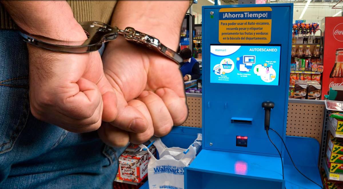 ALARMANTE en Walmart: detienen a un hombre con historial criminal por robar $80 en el área de autocobro