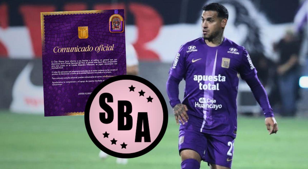 ¿No se juega? Alianza Lima emitió un comunicado de última hora sobre el partido contra Sport Boys: 