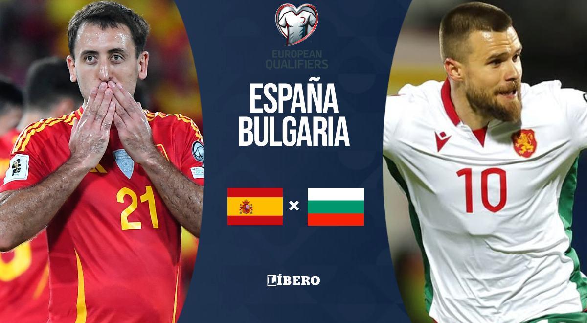 España vs Bulgaria EN DIRECTO, Eliminatorias UEFA: alineaciones, a qué hora juegan y dónde ver